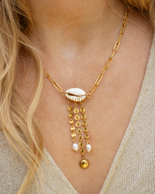 Sandy ketting met zon - SEAFINE