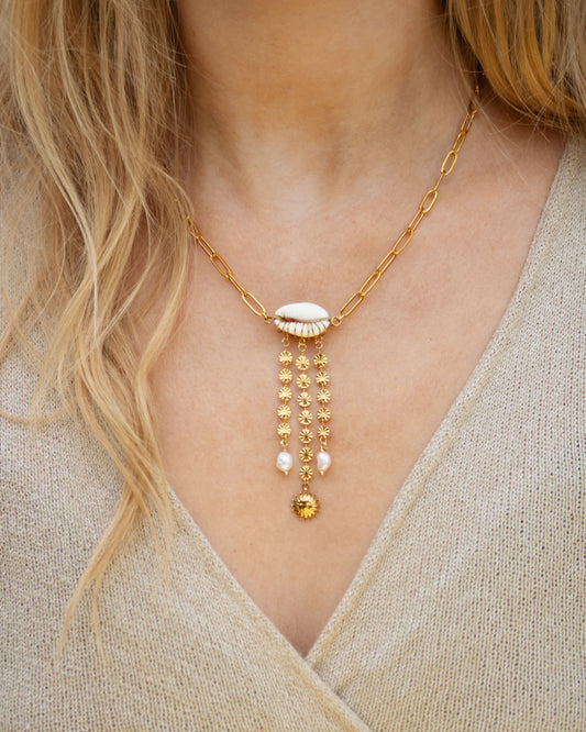 Sandy ketting met zon - SEAFINE